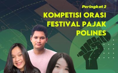 lomba orasi perpajakan Juara 2 dalam FESTIVAL PAJAK POLINES TAHUN 2021 tingkat Provinsi Jateng di Politeknik Negeri Semarang