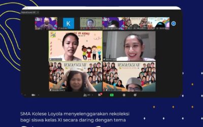 Rekoleksi Daring Bagi Siswa Kelas XI dengan Tema “Friends in Arms”