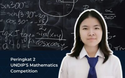 Juara 2 dalam lomba 23rd UNDIP’S Mathematics Competition tingkat SMA dan sederajat se Pulau Jawa