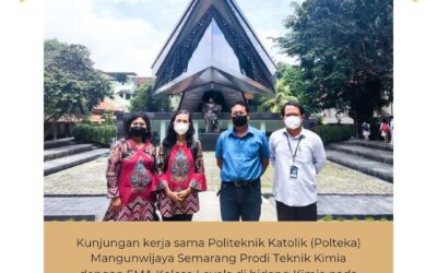 Kunjungan kerja sama Politeknik Katolik (Polteka) Mangunwijaya Semarang