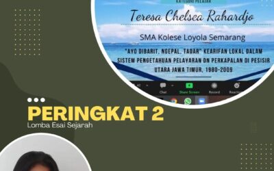 Juara 2 dalam Pekan Kesejarahan Departemen Sejarah Universitas Diponegoro Semarang