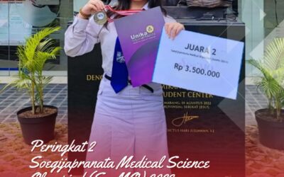 Juara 2 dalam Soegijapranata Medical Science Olympiad (SoeMO) 2023