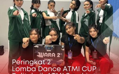 Juara 2 dalam lomba dance ATMI CUP 2023