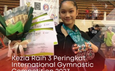 Alexandra Kezia Christiani meraih prestasi dalam Kejuaraan 3rd International Gymnastic Competition 2023