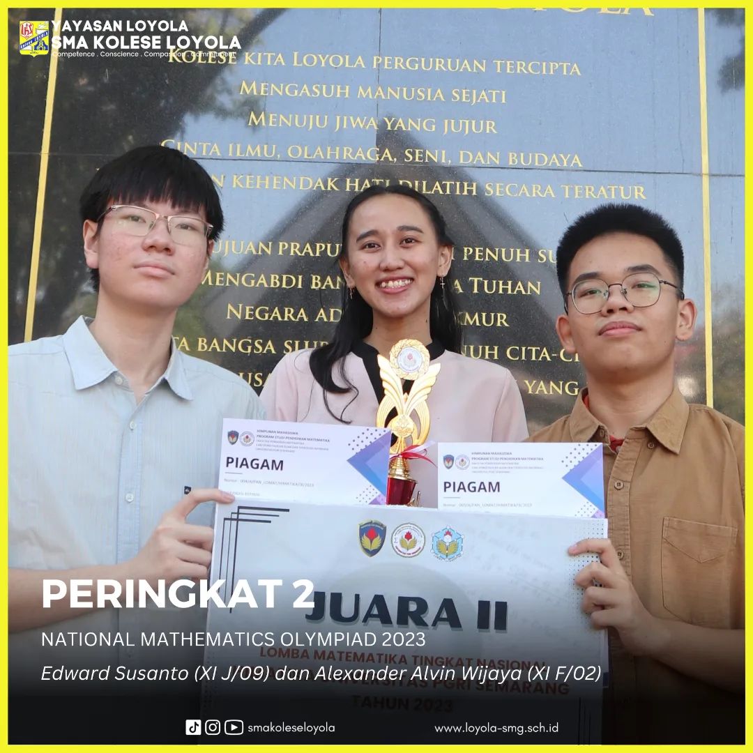 Math Lomba Ranking Juara Dua dalam lomba National Mathematics Olympiad 2023 – SMA KOLESE ...