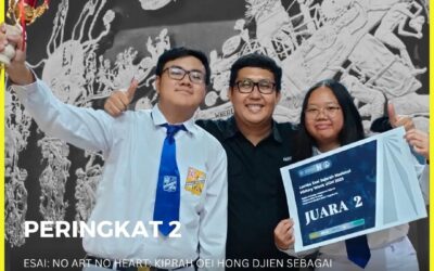 Juara 2 dan 3 Lomba Esai Sejarah Nasional (ESN) tingkat pelajar dalam History Week UGM 2023