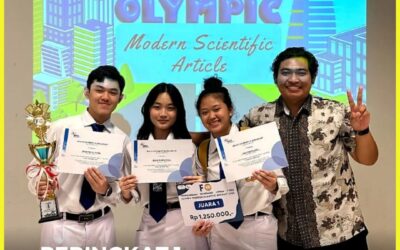 Juara 1 Dalam Kompetisi Modern Scientific Article Food Olympics 2023
