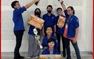 Juara 1, 2, dan 3 dalam DN.ROBOCO DINUS ROBOTIC COMPETITION ROBOT SOCCER
