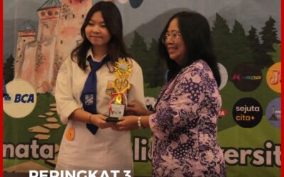 Juara 3 dalam lomba akademik berbahasa inggris FESTIFLA 6.0 2024