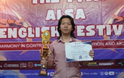Juara 2 Spelling Bee Dalam Lomba ALSA English Festival yang Diselenggarakan Universitas Diponegoro