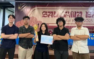 Juara 3 dalam Perlombaan English Music Competition Days yang Diselenggarakan Oleh Universitas Satya Wacana