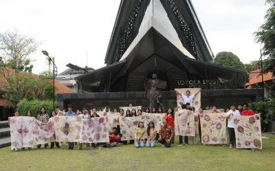 Workshop Ecopreneurship Belajar Ecoprint dari PANARIMA | ECOPRINT & NATURAL DYE dengan Pembimbing Pak Rika