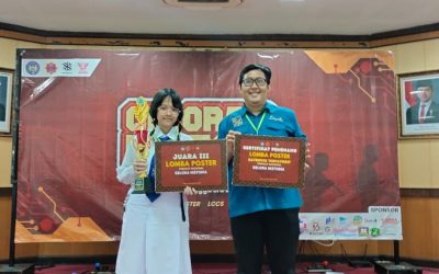 Juara 3 dan Juara Favorit Lomba Poster Sejarah Gelora Historia yang diselenggarakan Universitas Negeri Yogyakarta
