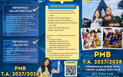 Penerimaan Murid Baru SMA Kolese Loyola Tahun Ajaran 2027 – 2028